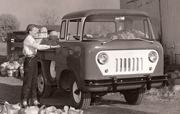 Cool Old Press Photos: ’57 Willys FC Trucks